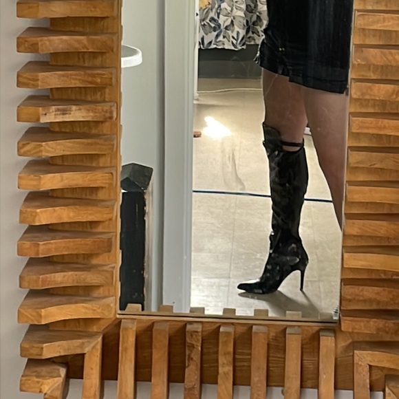 Over-the-Knee high leather boots - Picture 2 of 8